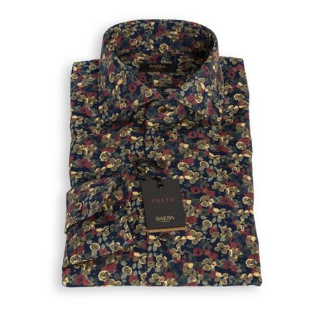 Barba, Clothing shirt Blauw, Heren, Maat:L