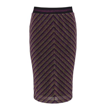 Sofie Schnoor Striped Nederdel Lilla, Dame