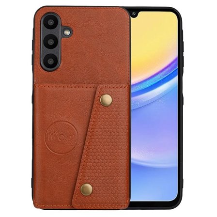 Samsung Galaxy A26 5G Skal Läder Med Kortfack Och Magnet