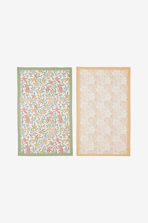 Spode - Kökshanddukar Morris & Co Fruits & Marigold Set om 2 - Flerfärgad - Kökshanddukar - Från Homeroom