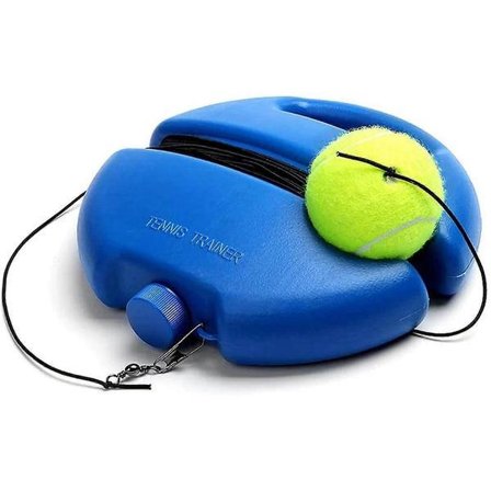 Tennistränare Rebound Boll, Solo Tennisträningsverktyg Med Elastiskt Rep, För Vuxna, Barn, Nybörjare