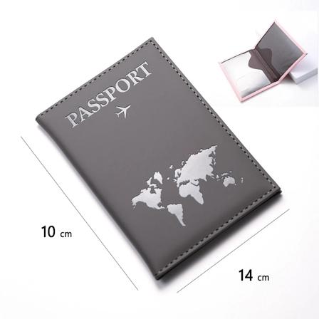 RFID Anti-Blokering Tynd Pas Holder Cover Case Rejse Tegnebog til Mænd Kvinder Multifunktionel ID Bank Kort Holder Tilbehør Gray B