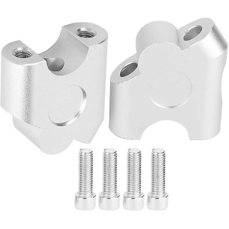Styreforhøyer, 22mm Universal Motorsykkel Styreforhøyer Styreklemme B K Flytt Monteringsadapter (krom) forhøyer 22mm