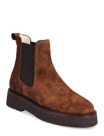 Warm Lining A1325 Shoes Wintershoes Winter Boots Brun Billi Bi