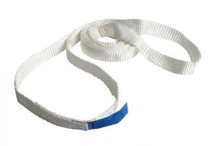 Ironside 100129 Båndslynge hvit, 0,525 T 1 m, Verksted & bil