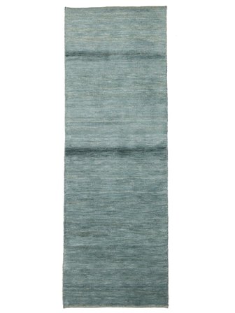 Handgeknüpft Orientalischer Gabbeh Teppich 83X224 Dunkeltürkis/Grün