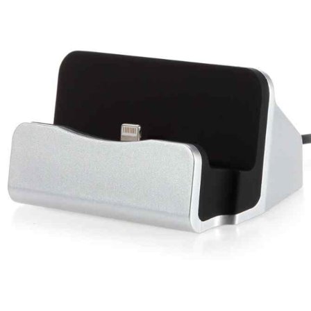 iPhone - Lightning opladningsdock Silver