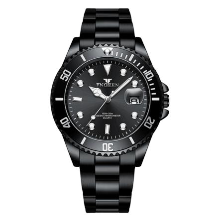 Fngeen Submariner Klocka Herr Klocka Dam Klocka Vattentät Elektronisk Klocka Par Kvartsklocka BlackBLACK