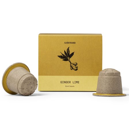 Sjöstrand coffee Boost Ginger Lime kapsler 10-pakning