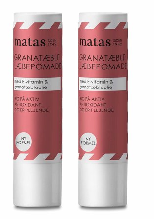 Matas Striber Granatæble Læbepomade 2 stk., Skincare, Ansigtspleje, Læbepleje