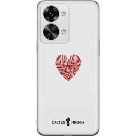Kompatibel Mobilcover til OnePlus OnePlus Nord 2T Cactus and Friends - Fingerprint Love