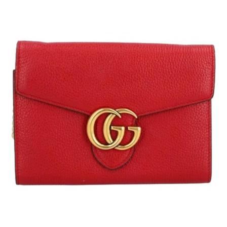 Gucci Vintage, Pre-owned Leather crossbody-bags Rood, Dames, Maat:ONE Size,leer