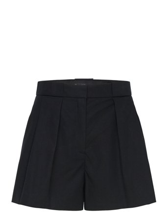 Pleated Suit Shorts Black Mango