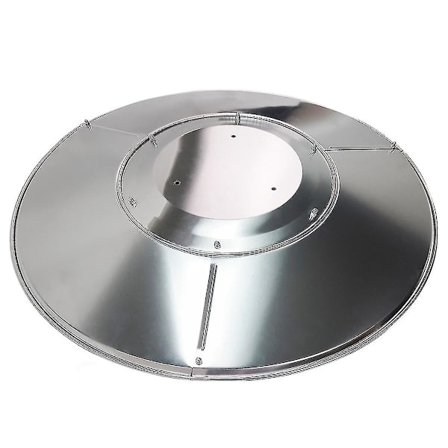 Reflektorplade til terrassevarmer, reservedel til udendørs propangasvarmer - topkuppel, 3-huls montering, 3-'-UU-