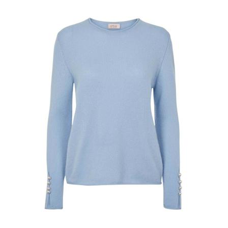O'tay, Abbelone Sweater Blauw, Dames, Maat:S,wol