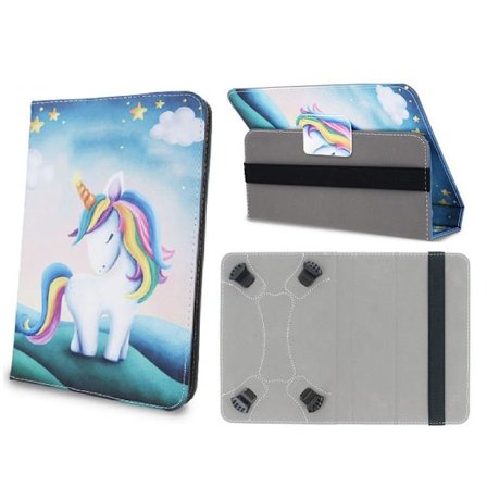 Universal Flip Case til 7"-8" tablets - Unicorn