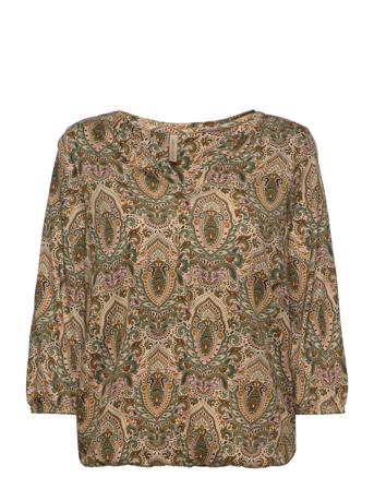 Sc-Felicity Aop Bluse Langermet Multi/mønstret Soyaconcept