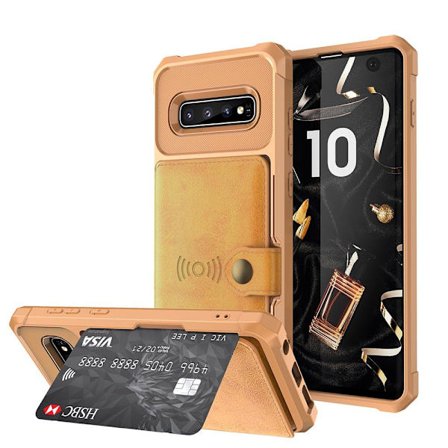 Samsung Galaxy S10 - Praktisk Smart Cover med kortrum