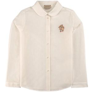 Kids - Gucci White GG Logo Shirt 12 Years - Tops - 12 years - White - Mädchen