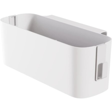 Hängande Förvaringskorg Sängbord Sänghylla Väskor Förvaringshållare för Förvaring Fjärrkontroller Surfplatta Mobiltelefon Laddning Säng Badrum vit