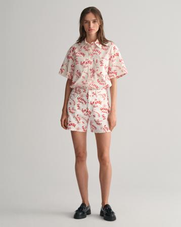 GANT Damen Shorts mit Text-Print (26)
