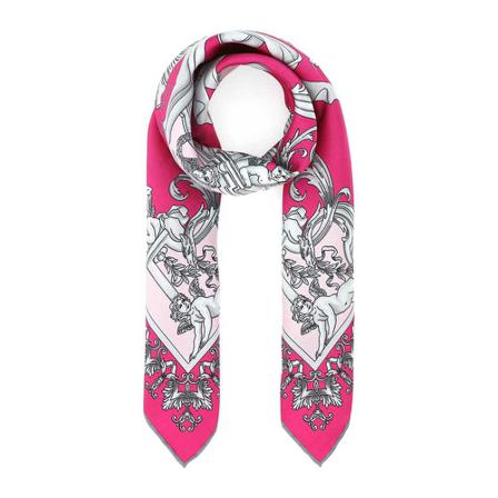 Versace, Silky Scarves Roze, Dames, Maat:ONE Size