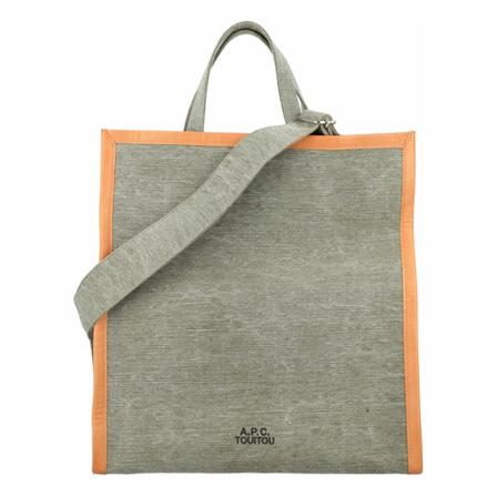 A.p.c., Handbag Grijs, Heren, Maat:ONE Size