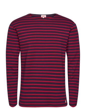 Breton Striped Shirt "Houat" T-shirts Long-sleeved Blå Armor Lux