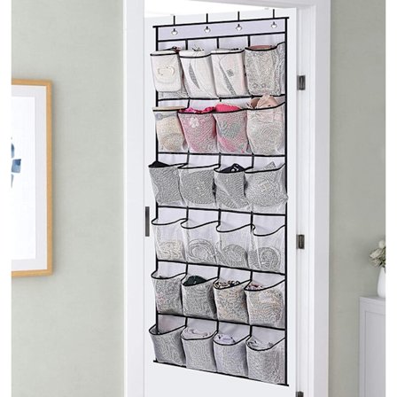 Hengende hylle med 24 lommer for oppbevaring - Perfekt for babyartikler - Hengende oppbevaring - Hengende oppbevaringspose for tilbehør