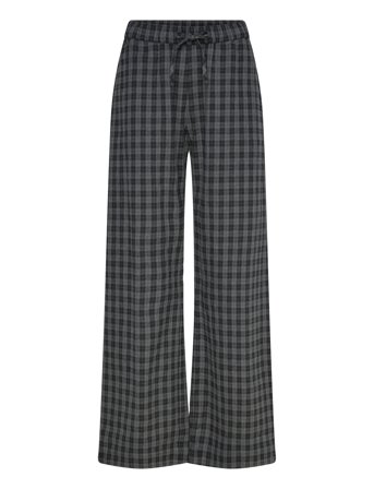 A Part Of The Art Vacant Pants Black Check - Multi/patterned - M