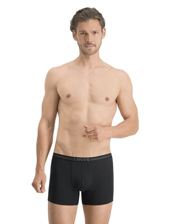 Levi's Levis Men Tencel Boxer Brief 2P - Black - S
