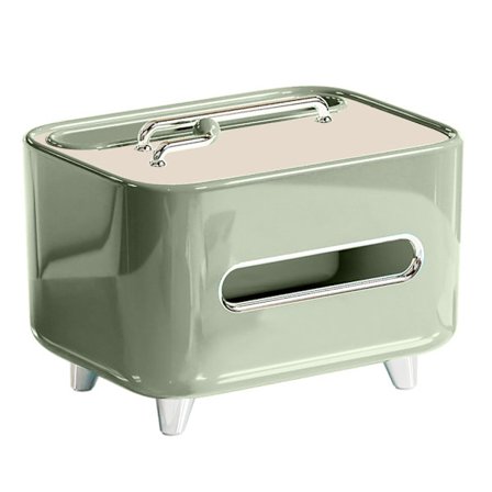 Oppbevaringsboks for vev og fjernkontroll, praktisk papirhåndkleoppbevaring og brilleholder