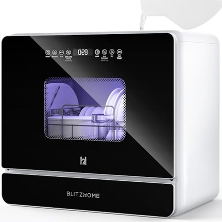 BLITZHOME Bordopvaskemaskine – 9 Programmer Opvaskemaskine Bordopvaskemaskine