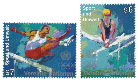 FN Wien - Olympiske lege - Postfrisk sæt 2vt