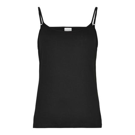 IN Front Sleeveless Tops Sort, Dame