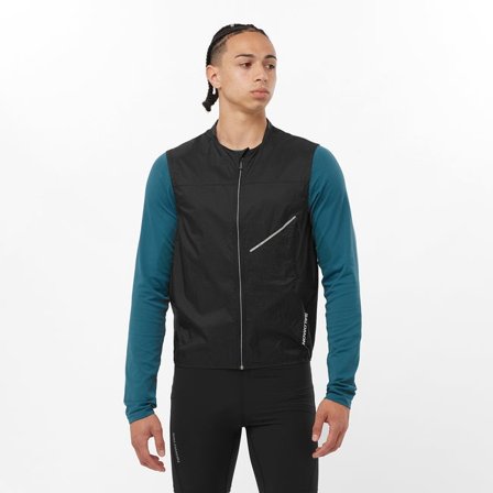 Salomon - Windweste für Herren Sense Aero Wind - Deep Black