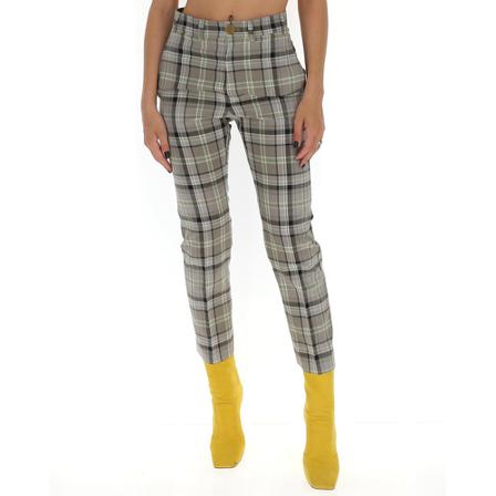 Vivienne Westwood Check Byxor beige, Dam, Dam, Storlek: M