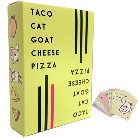 Taco Cat Goat Cheese Pizza Kortspel Partyspel Leksak