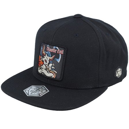 Critiql Hit - Musta snapback Lippis - Chaotic Evil Box Patch Black Snapback @ Hatstore