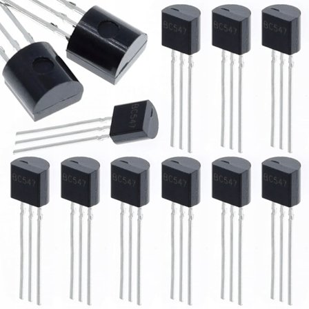 BC547 NPN Transistor 10-Pack – Universell Elektronik | Lätt Att Montera | Perfekt för Arduino och DIY-Projekt
