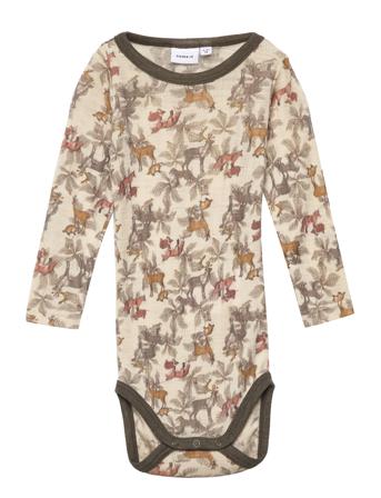 Nbmwang Wool Needle Ls Body Xxii Outerwear Base Layers Multi/mønstret Name It