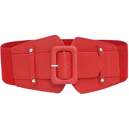 Kvinners elastiske belter for kjoler Jumpsuit frakk Vintage elastisk