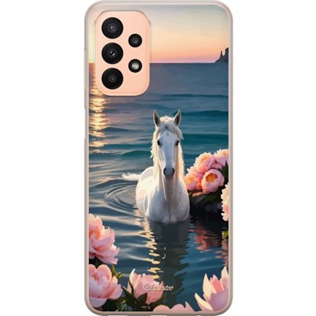Yhteensopiva Puhelinkuori Samsung Galaxy A23 Uiva hevonen