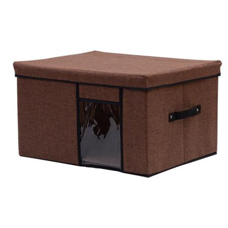 Cubby Toy Tygkorgar Med Genomskinlig Fönsterduk Med Lockbehållare