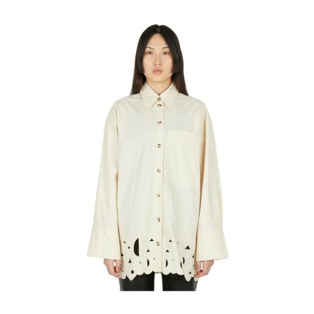 Nanushka Sabia Cut Out Shirt inbo, Dame Skjorter