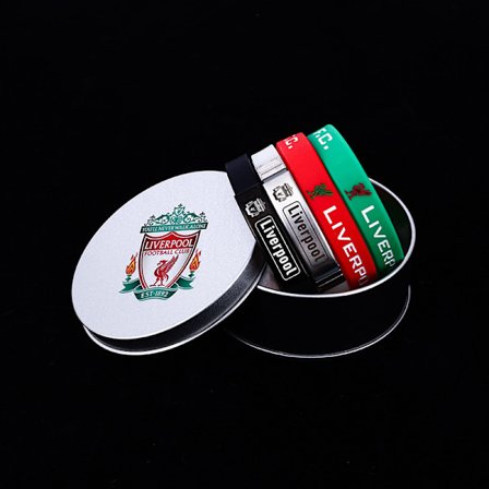 Fotbollsklubbs vapenarmband [rund ask] 4 armband [Liverpool]