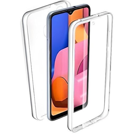 Coque - Samsung - Galaxy A12 - Silikon gel - Heltäckande skydd - Transparent