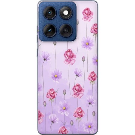 Kompatibel Mobilcover til Motorola Edge 60 Petal Reverie Lilac Mist