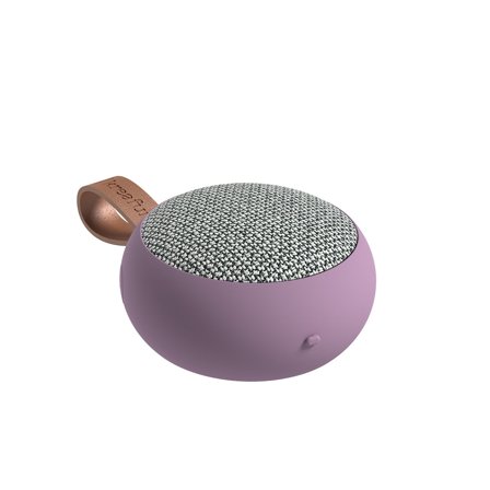Kreafunk - aGO 2 Stoff - Bluetooth-Lautsprecher, Calm Purple, verbesserter Sound, IPX5, recyceltes Textil