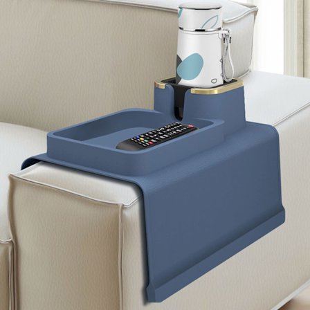 Silikon soffarmstöd bricka, temperaturbeständig och halkfri soffbricka